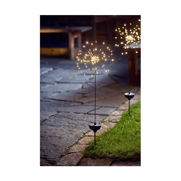 Apparecchio solare a LED per esterni con LED bianchi , altezza 100 cm Firework - Star Trading