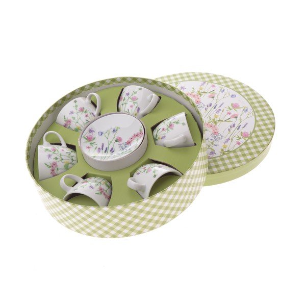 Tazze bianche in set da 6 pezzi 90 ml - Dakls