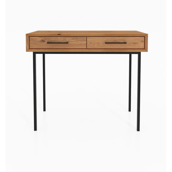 Tavolo da toeletta in rovere 97x45 cm Abies - The Beds-image-3