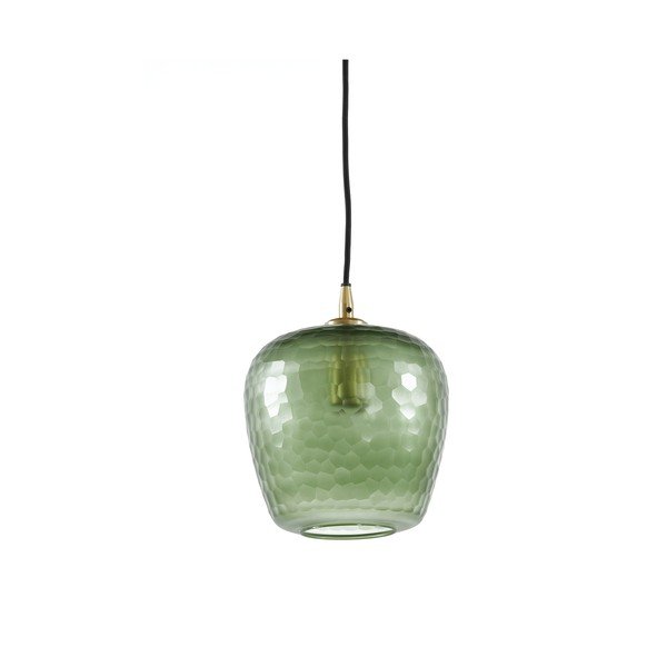 Lampada da soffitto verde con paralume in vetro ø 17 cm Danita - Light & Living-image-1