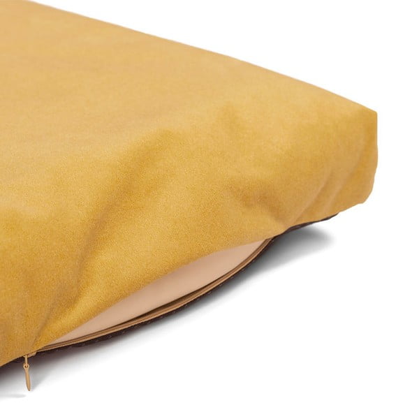 Materasso giallo per cane in ecopelle 60x70 cm SoftPET Eco L - Rexproduct-image-2
