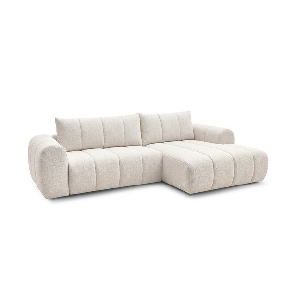 Divano angolare beige (con penisola a destra/con chaise lounge) Nesty – Bobochic Paris-image-3