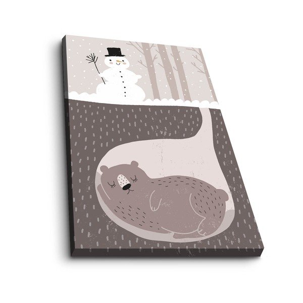 Quadro per bambini 45x70 cm Winter - Wallity-image-2