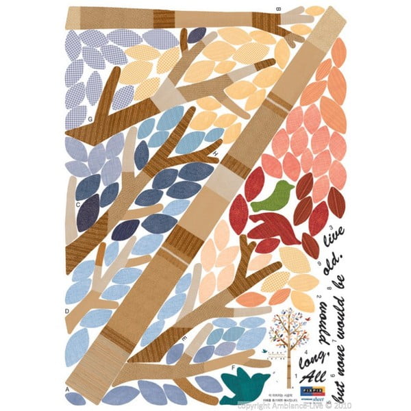 Sticker Albero e uccelli - Ambiance-image-1