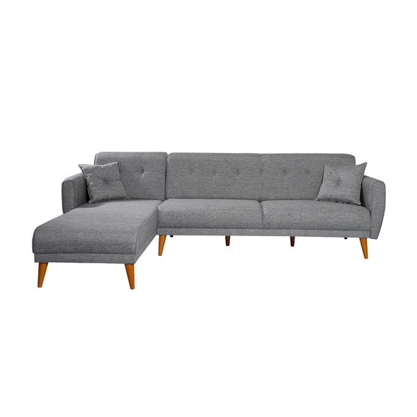 Divano letto grigio divano angolare Aria - Balcab Home