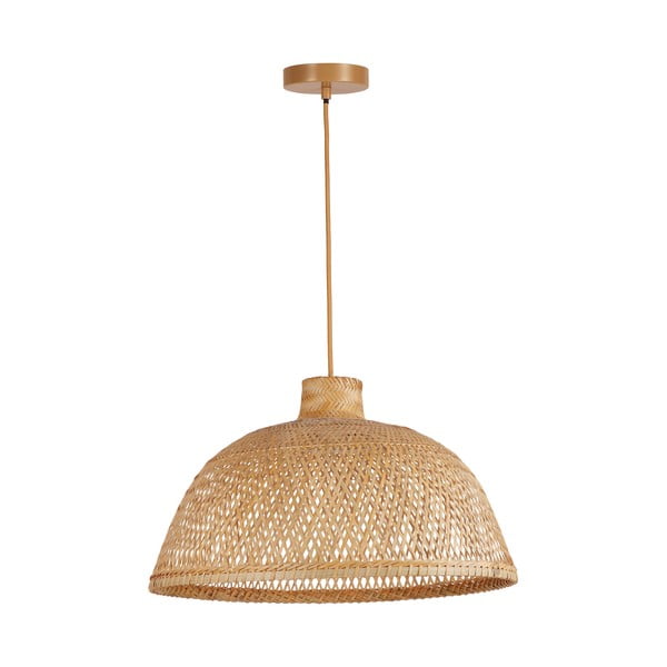 Lampada a sospensione in rattan, altezza 150 cm Tan - SULION