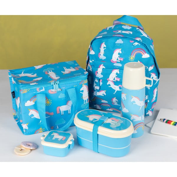 Zaino blu con motivo di unicorno Magical Unicorn - Rex London-image-2