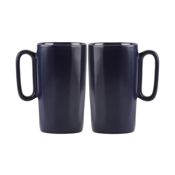 Tazze in set blu in gres 2 pz 330 ml Fuori – Vialli Design