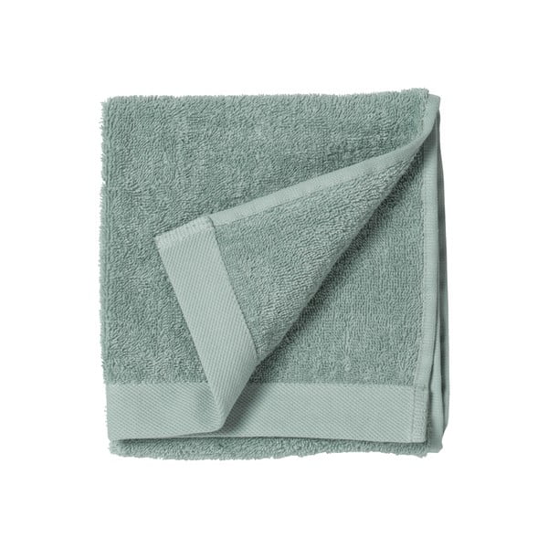 Asciugamano in spugna di cotone verde Leaf, 60 x 40 cm Comfort Organic - Södahl