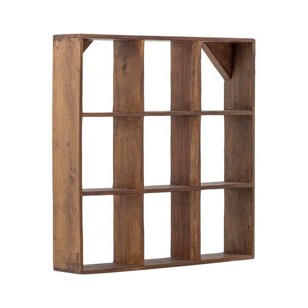 Mensola di colore naturale in legno riciclato con ripiani multipli 53 cm Tilo – Bloomingville-image-3