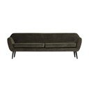 Divano in velluto verde scuro, 230 cm Rocco - WOOOD