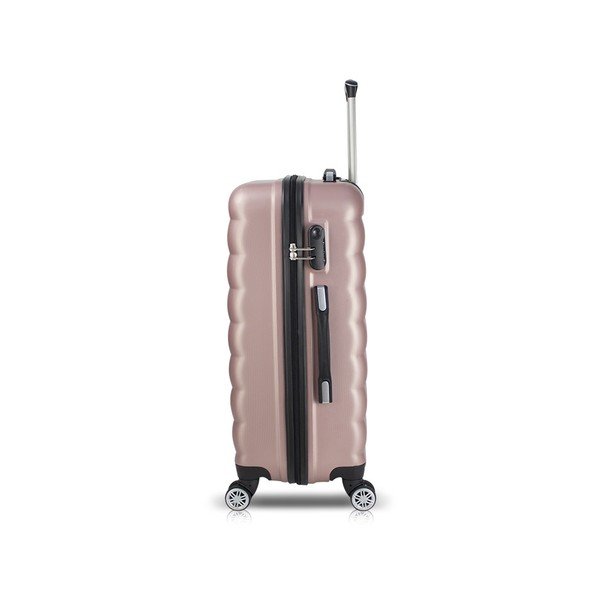 Set di 2 valigie da viaggio rosa su ruote con porte USB My Valice RESSNO Large & Medium - Myvalice-image-3