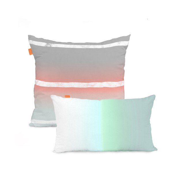Set di 2 federe in cotone Rain - Blanc-image-2