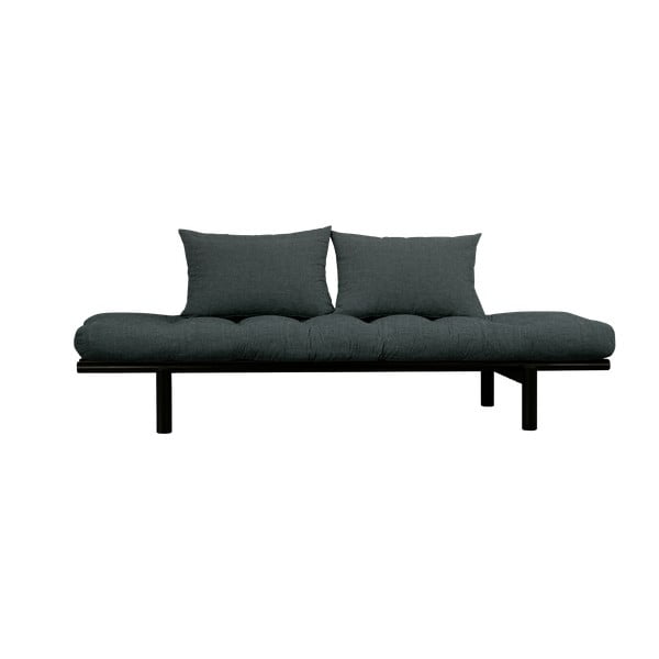 Divano nero e grigio 200 cm Pace - Karup Design