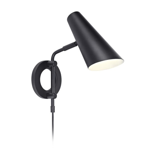 Lampada da parete nera Cal - Markslöjd