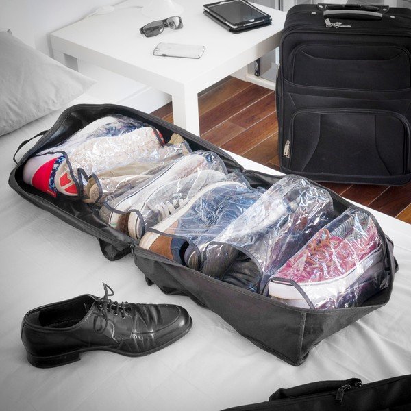 Borsa da viaggio nera per scarpe - InnovaGoods-image-1