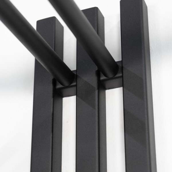 Attaccapanni da parete nero in metallo 65 cm Senza – Spinder Design-image-4