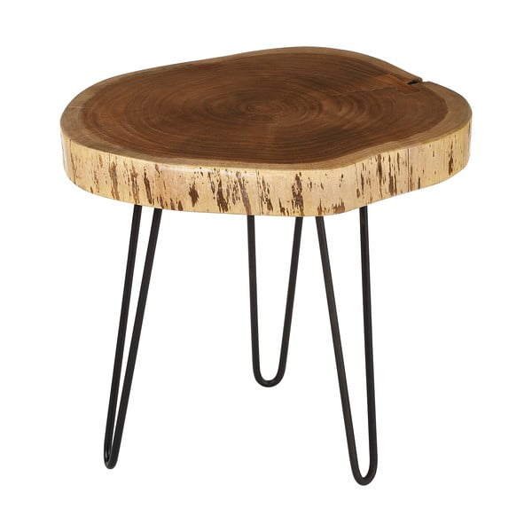 Tavolo pieghevole con piano in acacia 46x48 cm Nandri - Premier Housewares