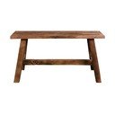 Panca da giardino marrone in legno massiccio Barcelona – House Nordic
