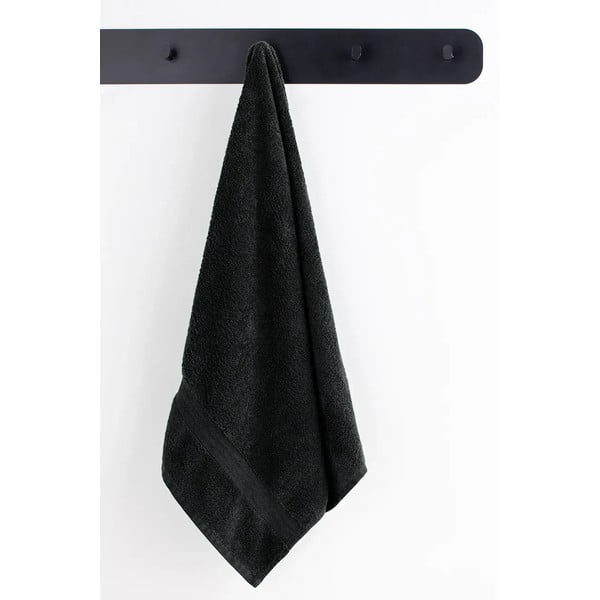Set di 2 asciugamani neri e 4 asciugamani Marina - DecoKing-image-1