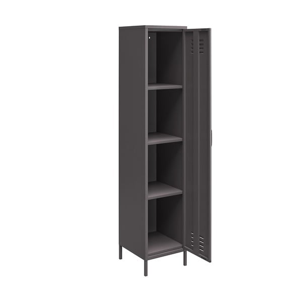 Armadio in metallo grigio 37x182 cm Bradford - Støraa-image-2