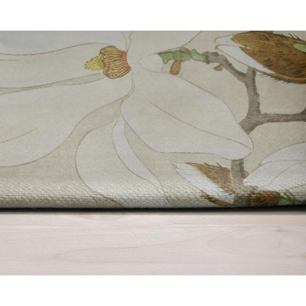 Tappeto verde e beige 135x55 cm Bird - Velvet Atelier-image-3