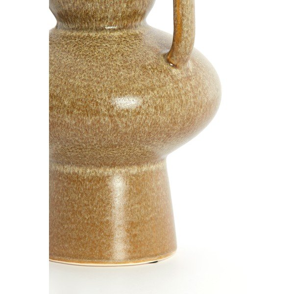 Vaso beige in ceramica (altezza totale 32,5 cm) Otaru – Light & Living-image-2
