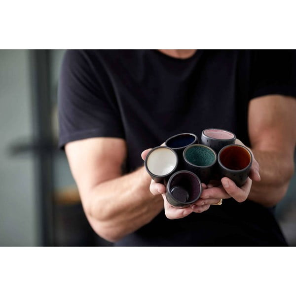 Tazzine in set per espresso nere in ceramica 6 pz 100 ml Gastro Black/Mix – Bitz-image-1