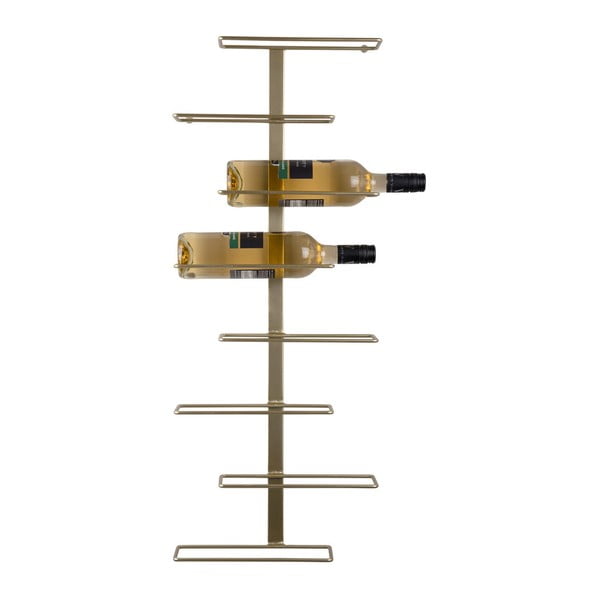 Portabottiglie da parete in metallo color oro numero di bottiglie 8 Float - PT LIVING-image-2