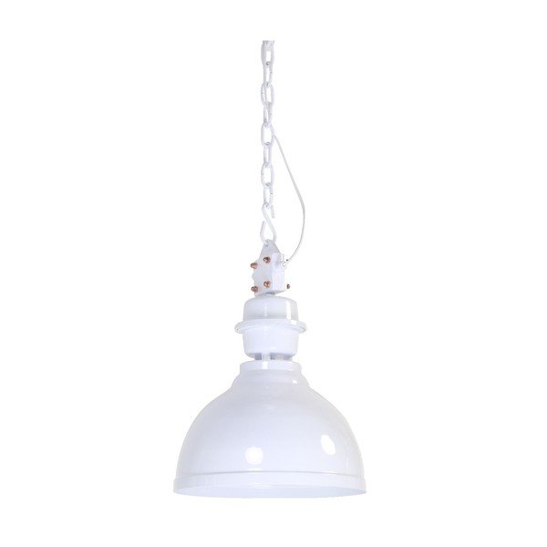 Lampada a sospensione Clinton Bianco, 35 cm - Light & Living