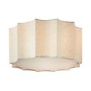 Plafoniera beige in metallo con paralume in tessuto ø 35 cm Olea – Markslöjd