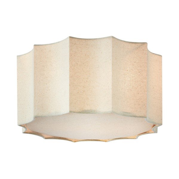 Plafoniera beige in metallo con paralume in tessuto ø 35 cm Olea – Markslöjd
