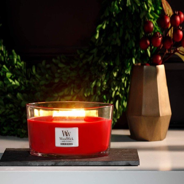 Candela profumata Sorbo rosso, 30 ore di combustione - WoodWick-image-2