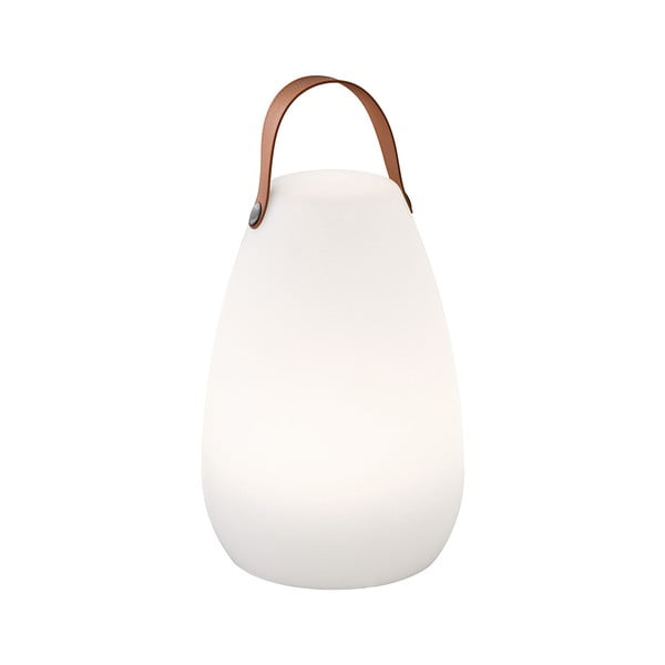 Lampada da tavolo LED bianco-marrone (altezza 26 cm) Ruby - Fischer & Honsel