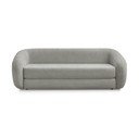 Divano grigio chiaro allungabile con rivestimento in ciniglia 228 cm Neyo – Bobochic Paris