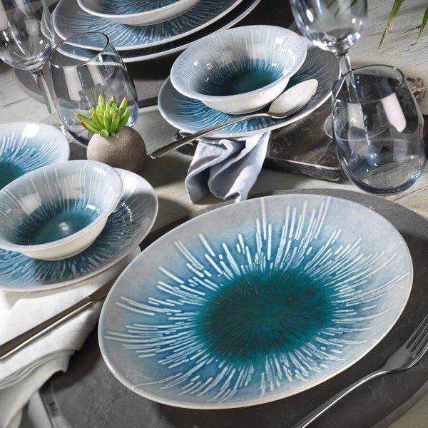 Set di piatti in porcellana da 24 pezzi Kutahya Frento - Kütahya Porselen-image-3