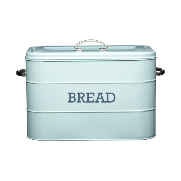 Scatola del pane di latta blu nostalgica Living Nostalgia - Kitchen Craft
