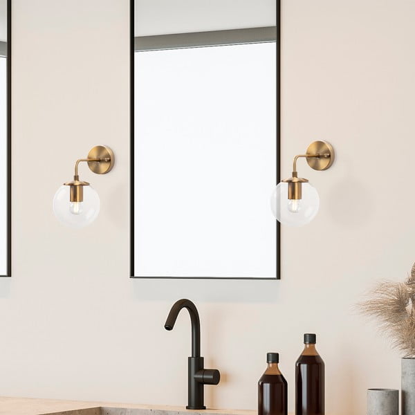 Lampada da parete color ottone ø 15 cm Viran – Opviq lights-image-1