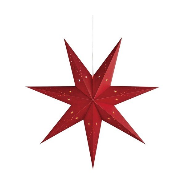 Decorazione luminosa natalizia rossa da appendere Saturnus - Markslöjd