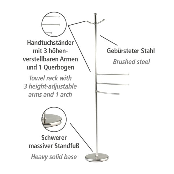 Supporto per asciugamani e accappatoi Adiamo - Wenko-image-3