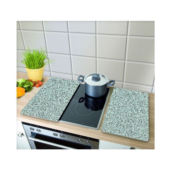 Skleněný kryt na sporák Granite, 2 ks-image-2