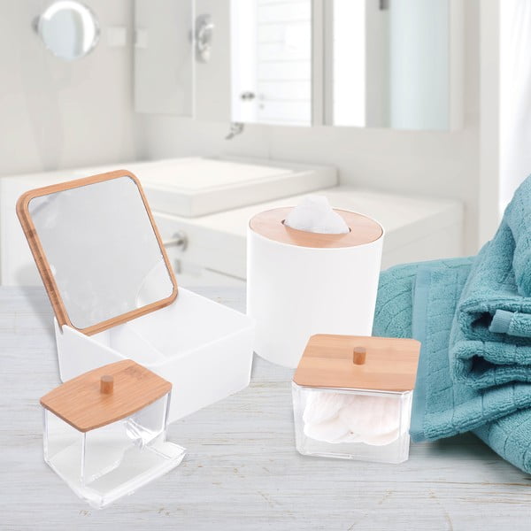 Bidone in plastica bianco da 1,6 l Whitney - Orion-image-1