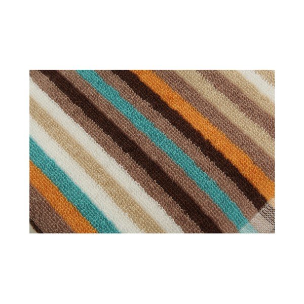 Sada 2 hnědých ručníků Cizgi Brown, 40 x 80 cm-image-1