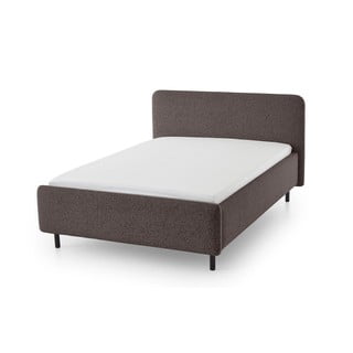 Letto matrimoniale imbottito color antracite rete non inclusa 140x200 cm Primo – Meise Möbel