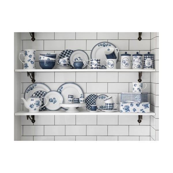 Set di 6 sottobicchieri in sughero, 10,5 x 10,5 cm Vintage Indigo - Creative Tops-image-1