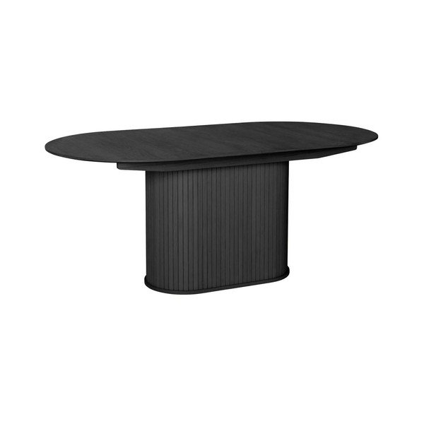 Tavolo da pranzo con effetto rovere allungabile con estensione 95x180 cm Nola – Unique Furniture