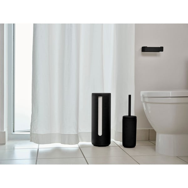 Porta carta igienica nero in metallo Ume – Zone-image-1