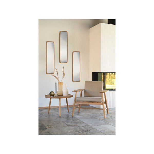 Specchio da parete con telaio in legno massiccio 23x80 cm Bodo – Villa Collection-image-2