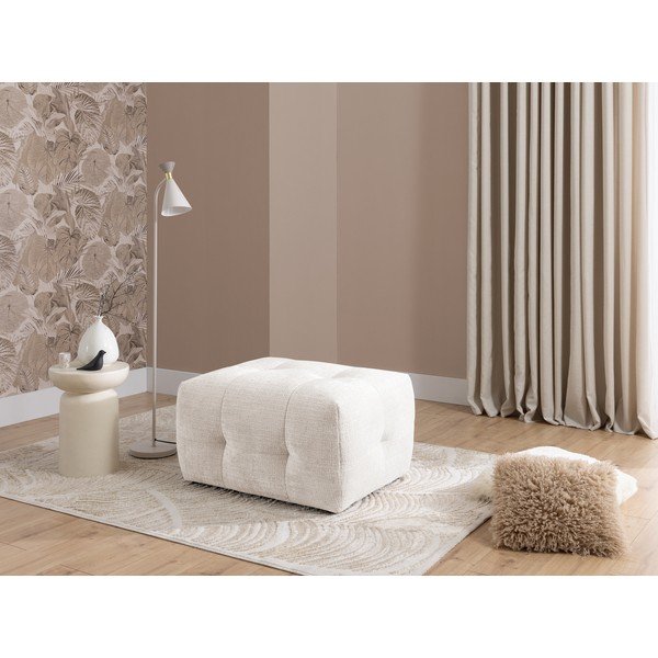 Poggiapiedi color crema Melva – Ropez-image-3