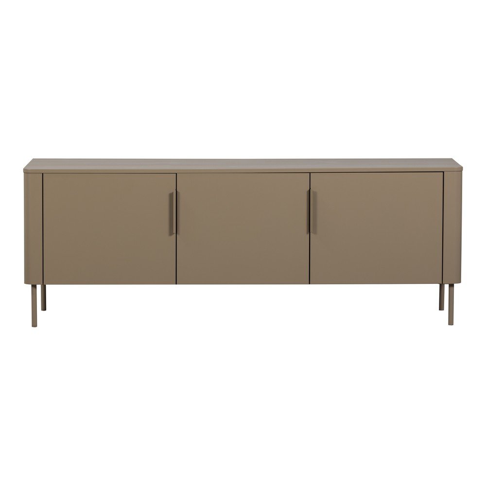 Mobile TV grigio tortora in pino massiccio 154x56x44 cm Gunnar – WOOOD | Mobili TV